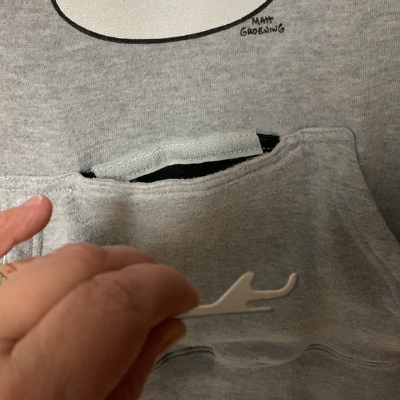 Universal Studios The Simpsons Duff Beer Hoodie with Beer Coozy/Bottle Opener - Picture 2 of 4